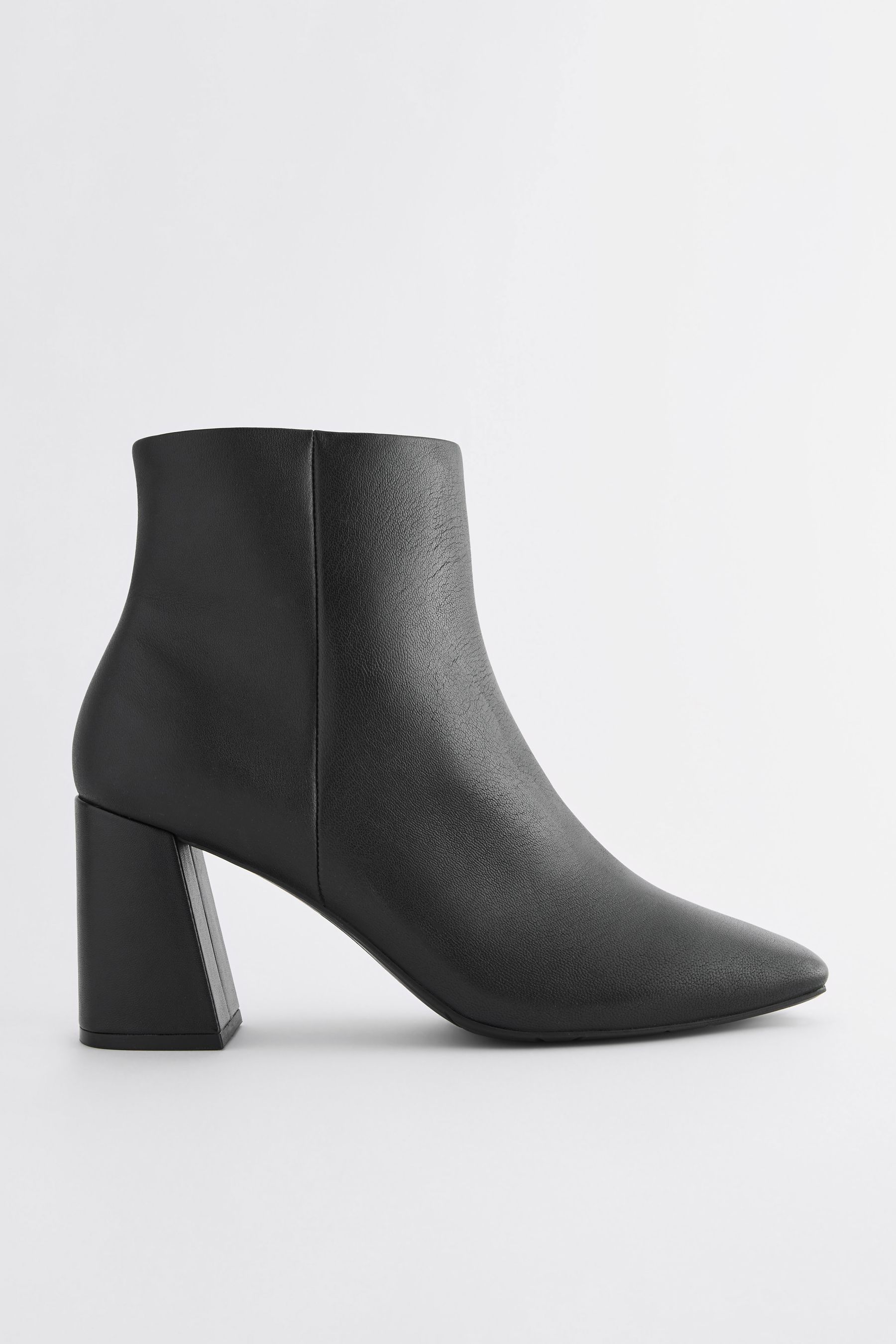 Buy Black Forever Comfort With Motionflex Square Toe Ankle Boots