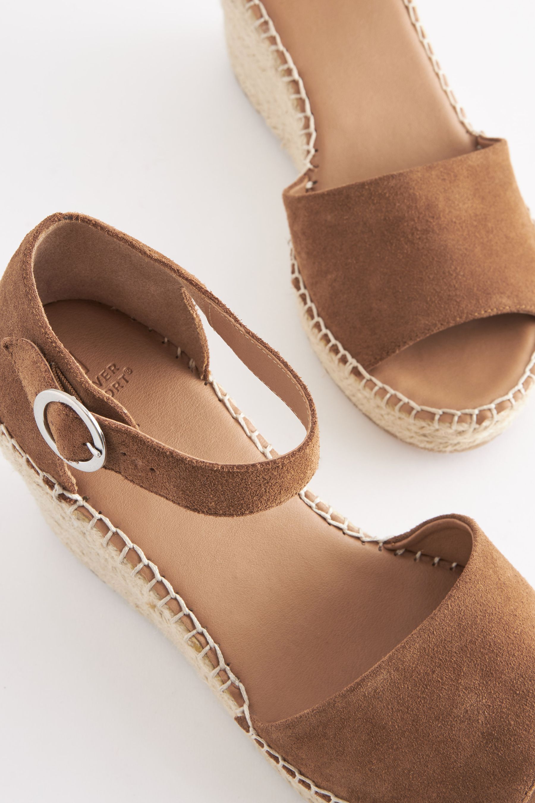 Tan womens wedges top