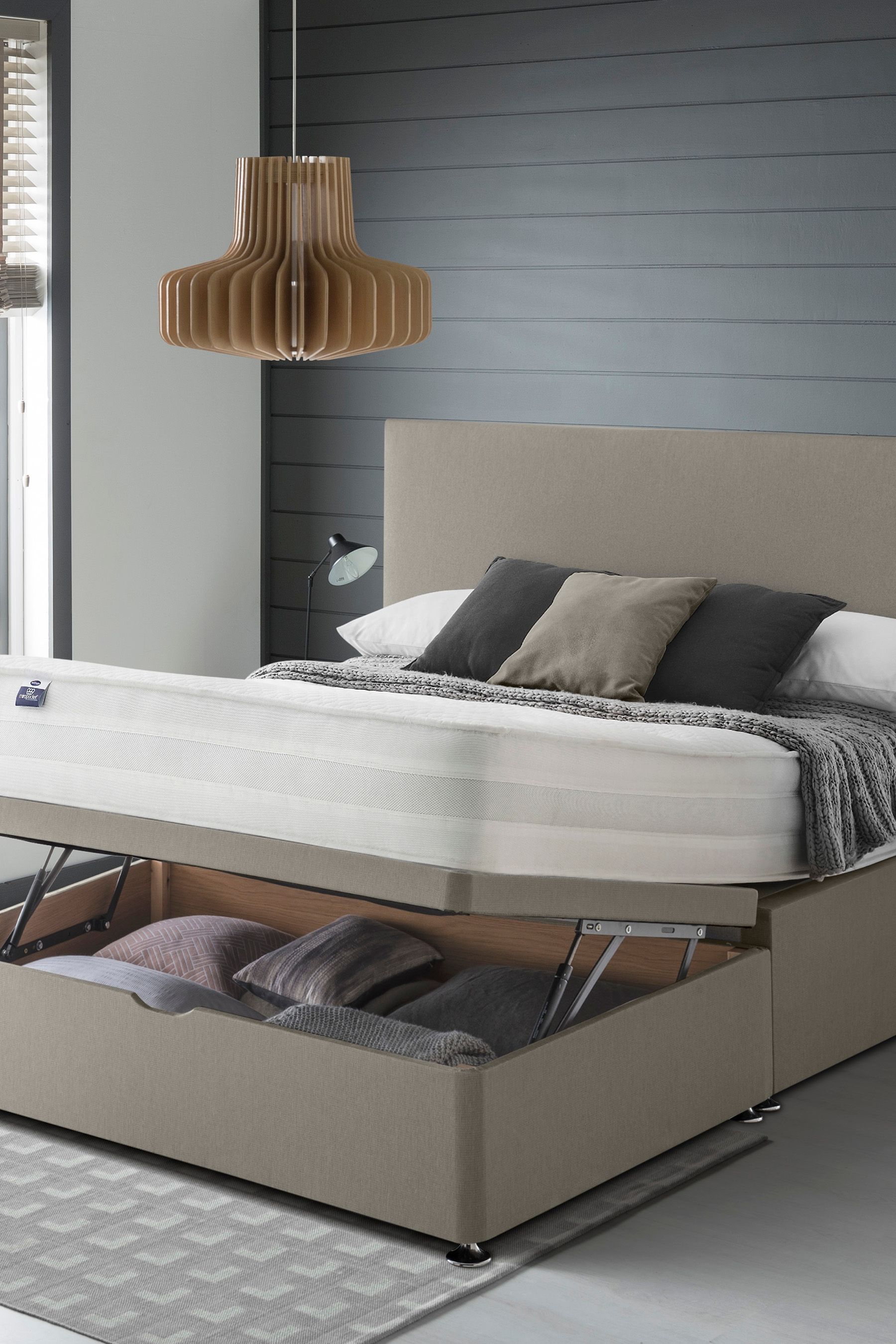 Buy Silentnight Natural Eco 1200 Mirapocket Half Ottoman Divan Bed