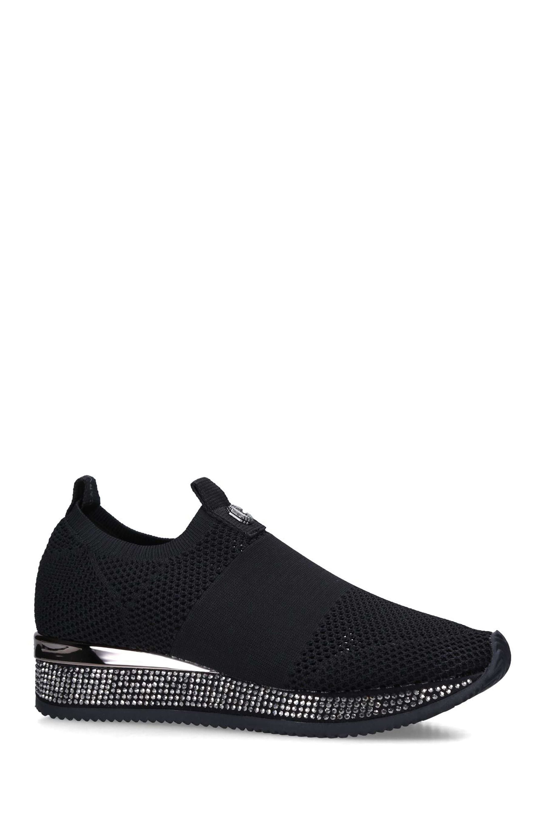 Carvela Black Janeiro Bling Trainers