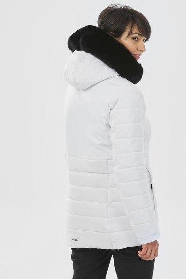 Decathlon Ski Mid Length White Jacket