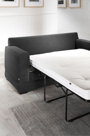 Jay-Be Pewter Grey Modern Sofa Bed with Micro ePocket Sprung Mattress