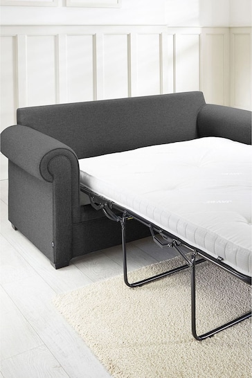 Jay-Be Pewter Grey Classic Sofa Bed with Micro ePocket Sprung Mattress