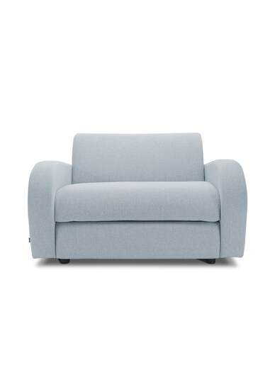 Jay-Be Blue Retro Sofa Bed Chair with Deep Sprung Mattress