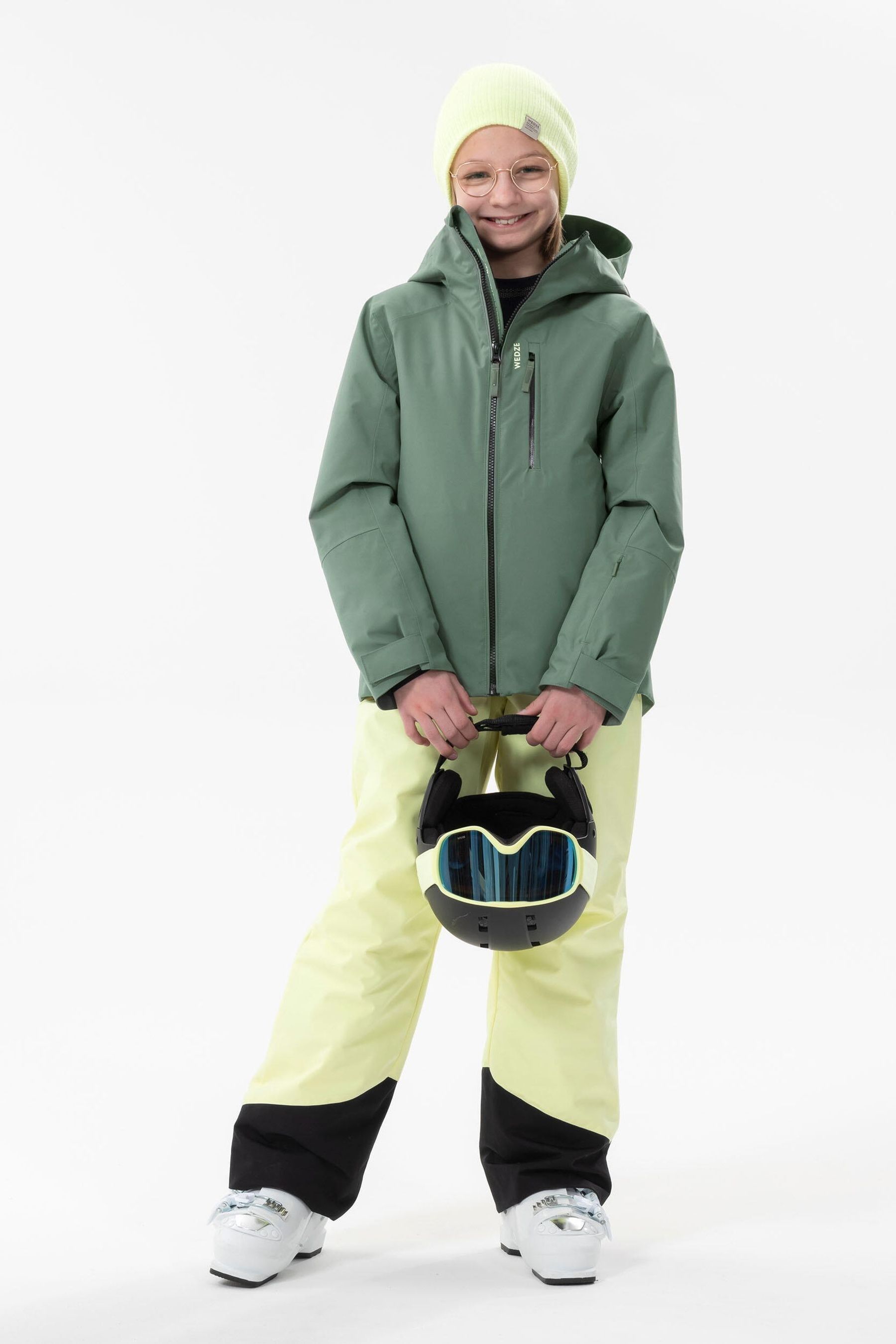 Buy Decathlon Kids Green Warm and Waterproof Jacket from the Next