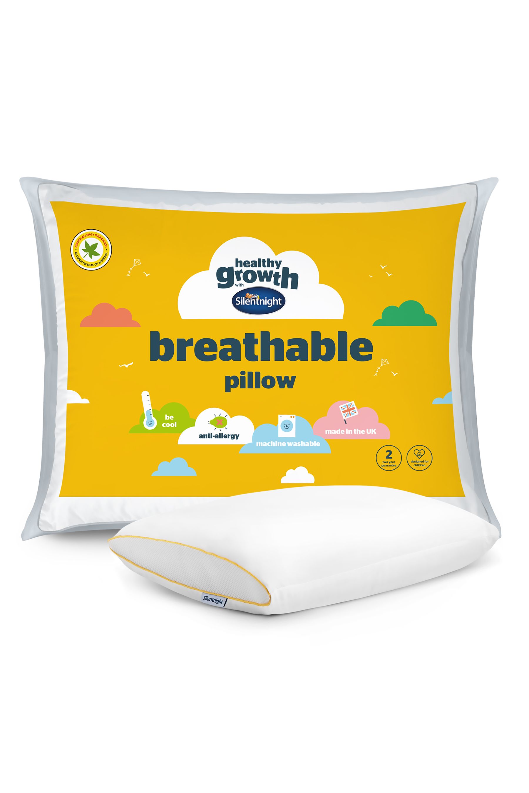 Buy Silentnight Healthy Growth Breathable Pillow from the Next UK online shop