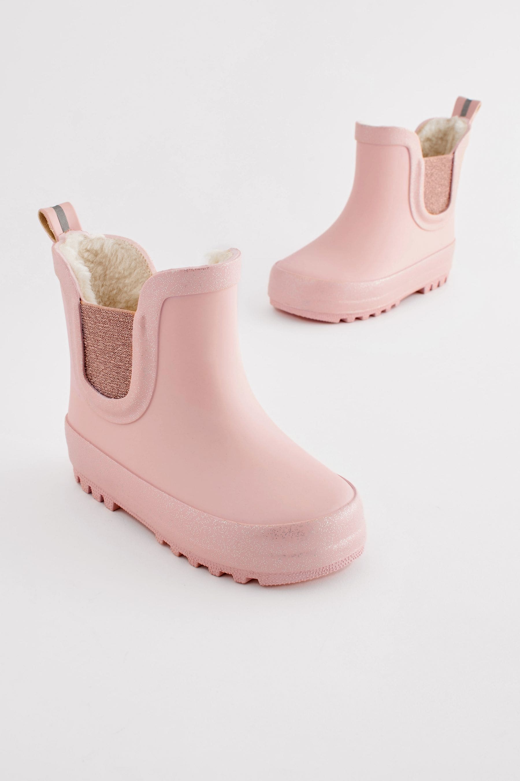 Pink wellie top farming