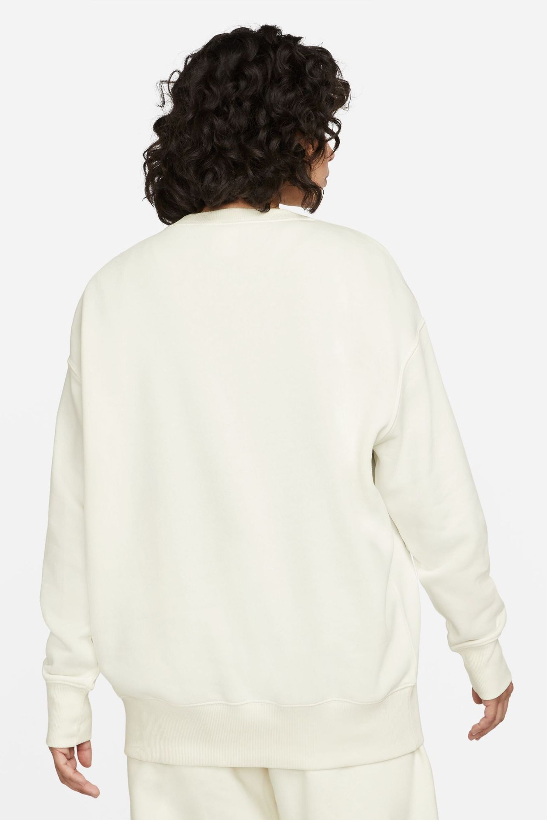 Buy Nike Cream Oversized Mini Swoosh Sweatshirt from the Next UK