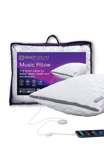 Silentnight Sound Asleep Wired Speaker Pillow