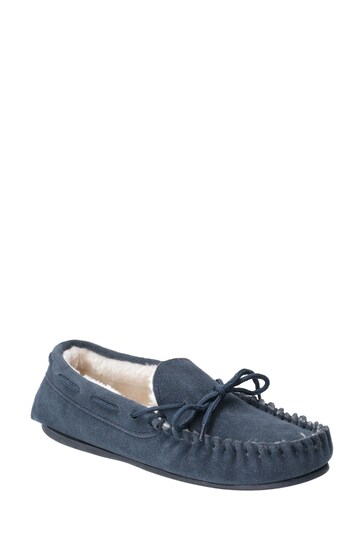 Hush Puppies Blue Allie Slippers