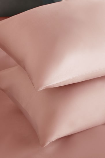 Silentnight Blush Pink Pure Cotton Pillowcases