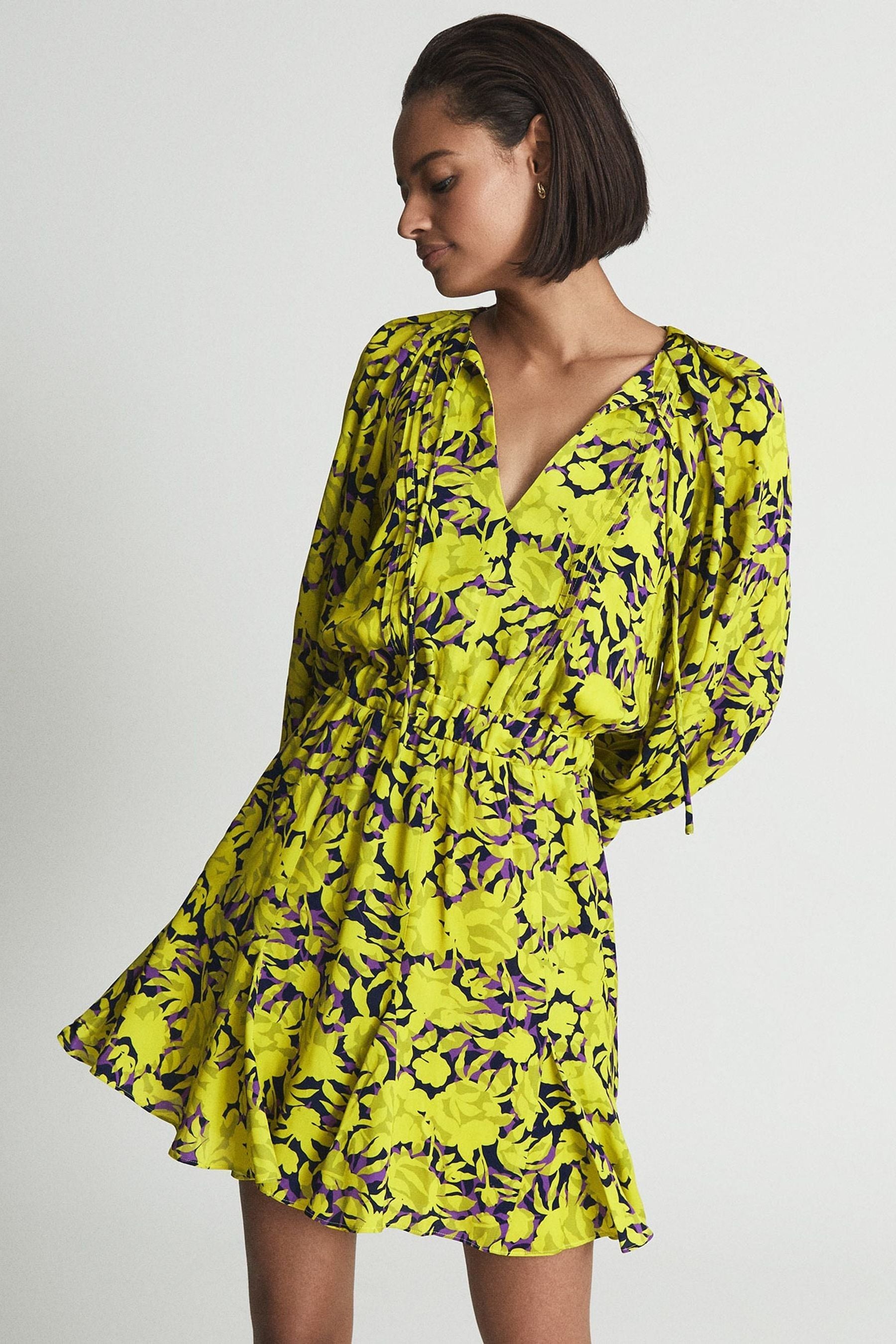 Reiss yellow dress hot sale