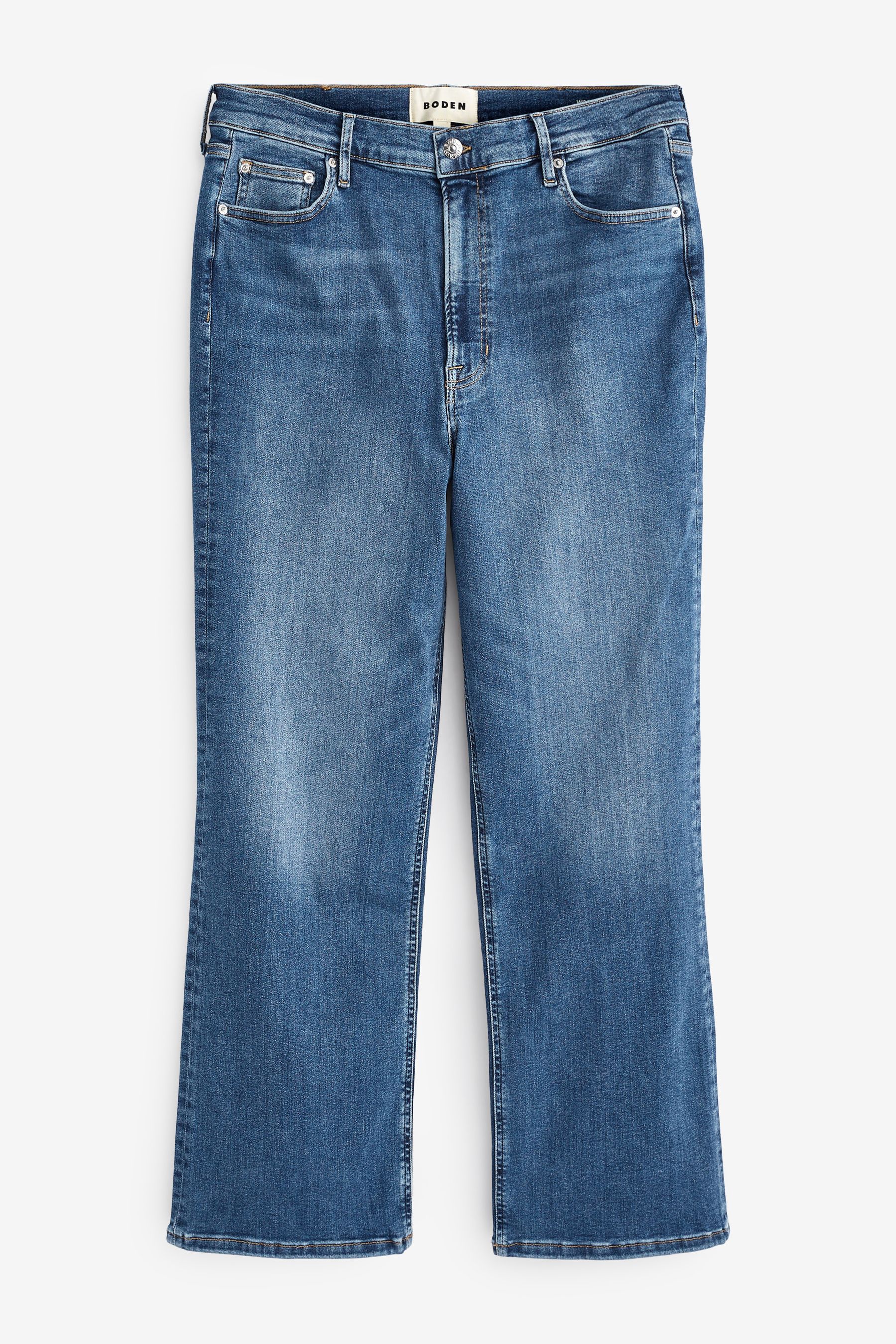 Buy Boden Light Blue High Rise True Straight Jeans from the Next