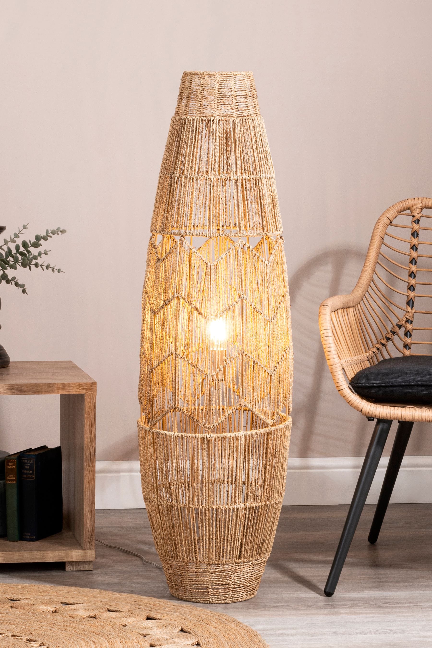 Next rattan hotsell floor lamp