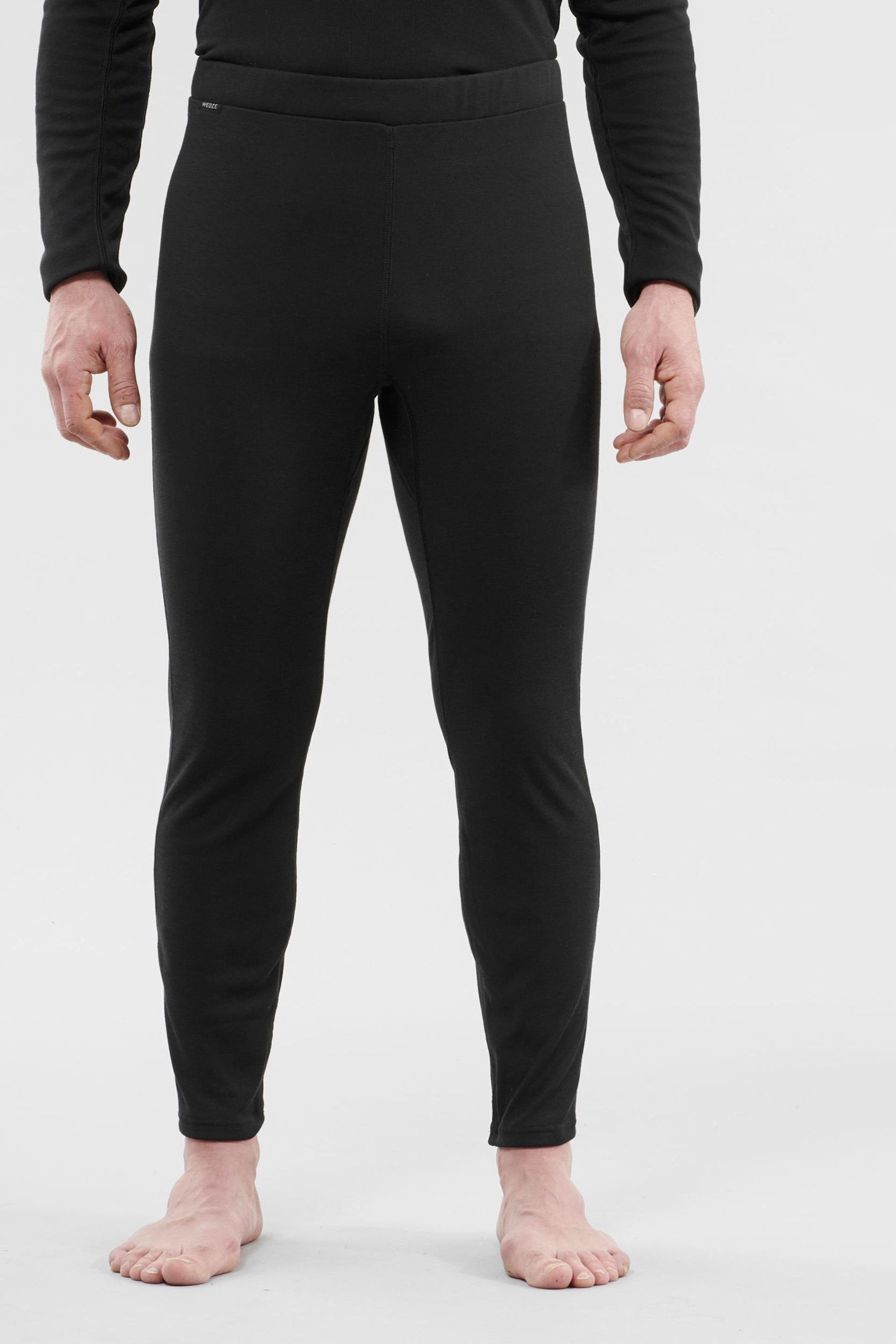 Decathlon Ski Base Layer Black Leggings