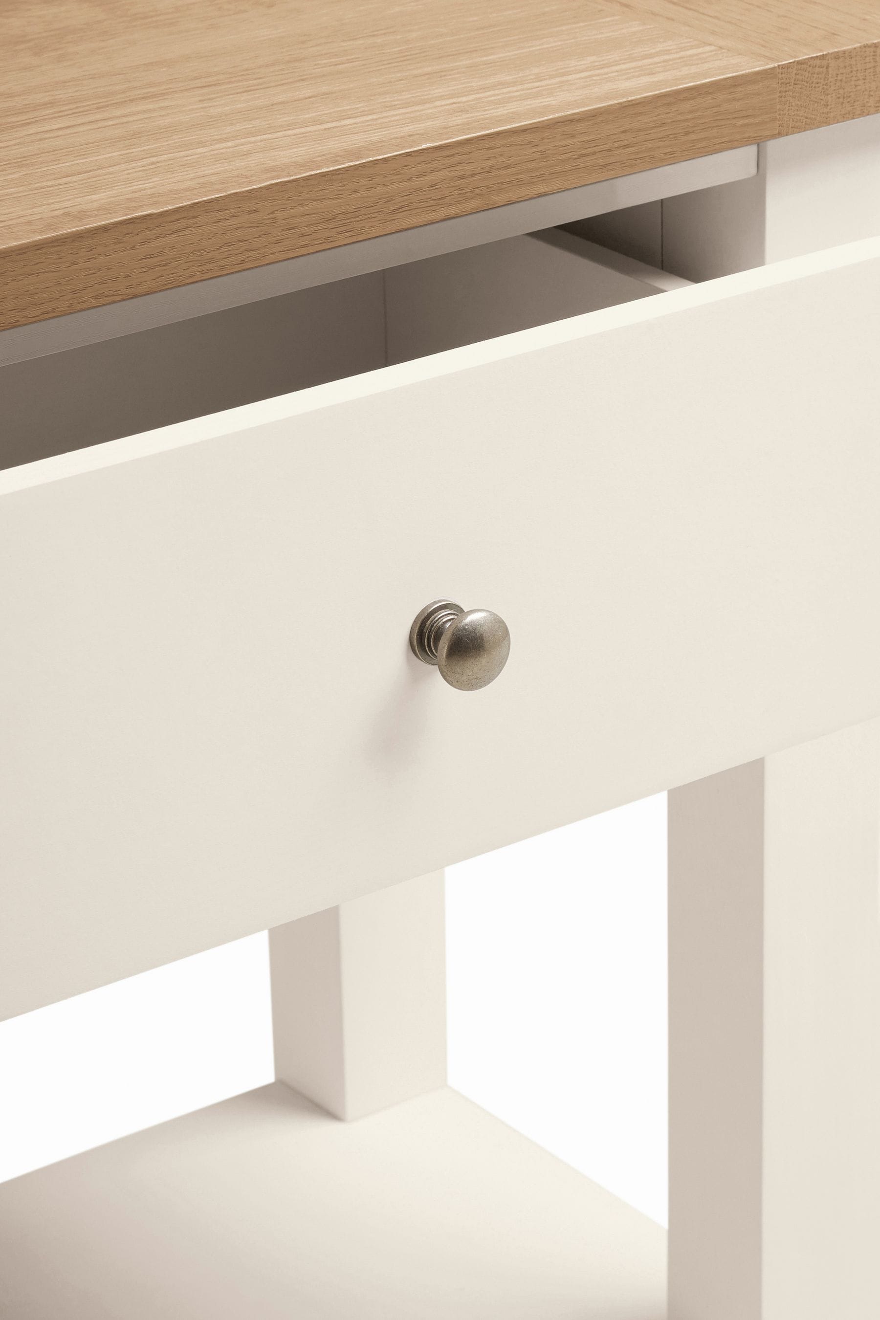 Buy Cream Malvern Oak Effect Storage Side Table from the Next UK