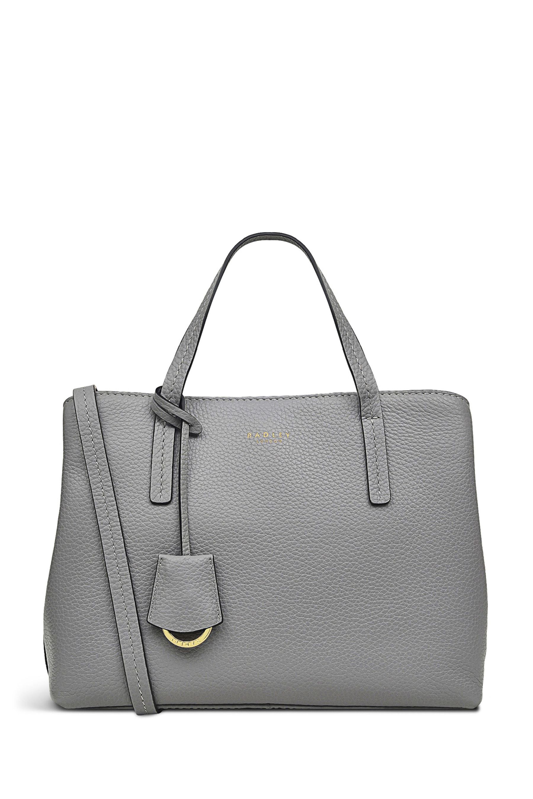 Buy Radley London Grey Dukes Place Medium Ziptop Grab Bag from the