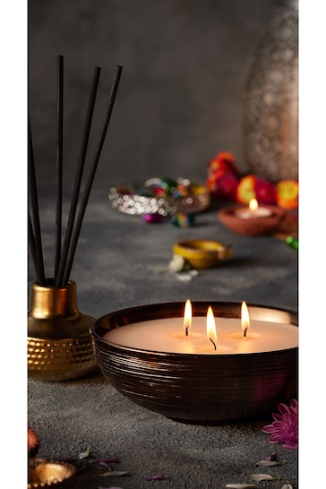 Bronze Lemongrass & Ginger Scented Candle
