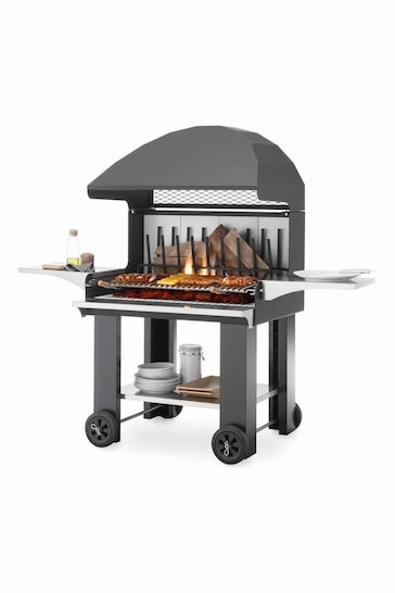 Palazzetti Grey Garden Emile South American Wood Fired BBQ Grill