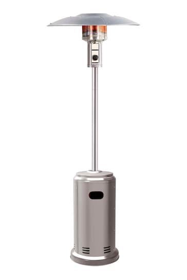 Callow Silver Garden County Stainless Steel 88kW Gas Patio Heater