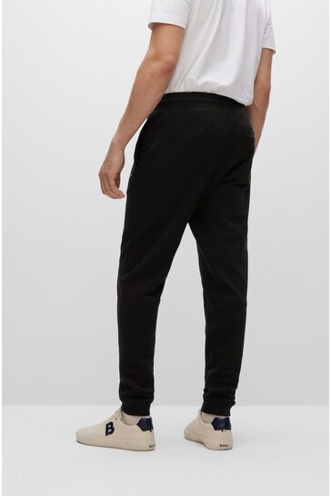 BOSS Black Patch Logo French Terry Tracksuit Jogger Bottoms