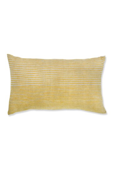 Garden Trading Orange Hazleton Stripe Cushion In Turmeric