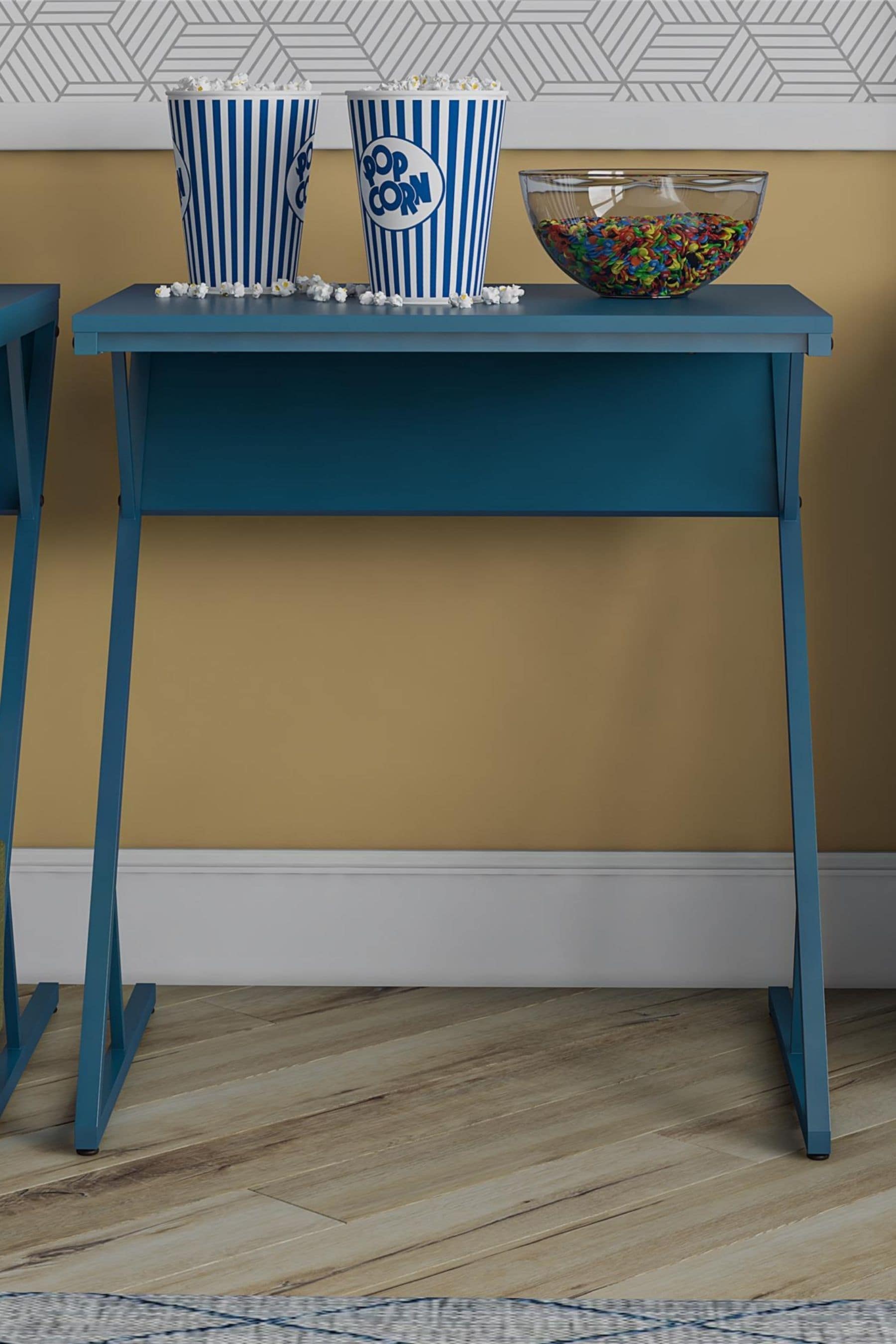 Laptop table shop blue