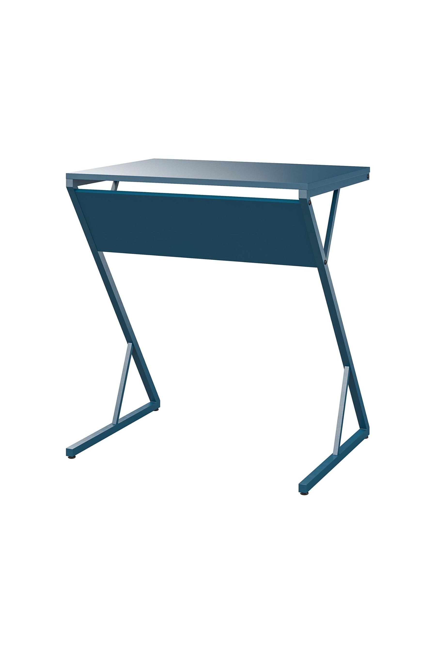 Blue outlet laptop table