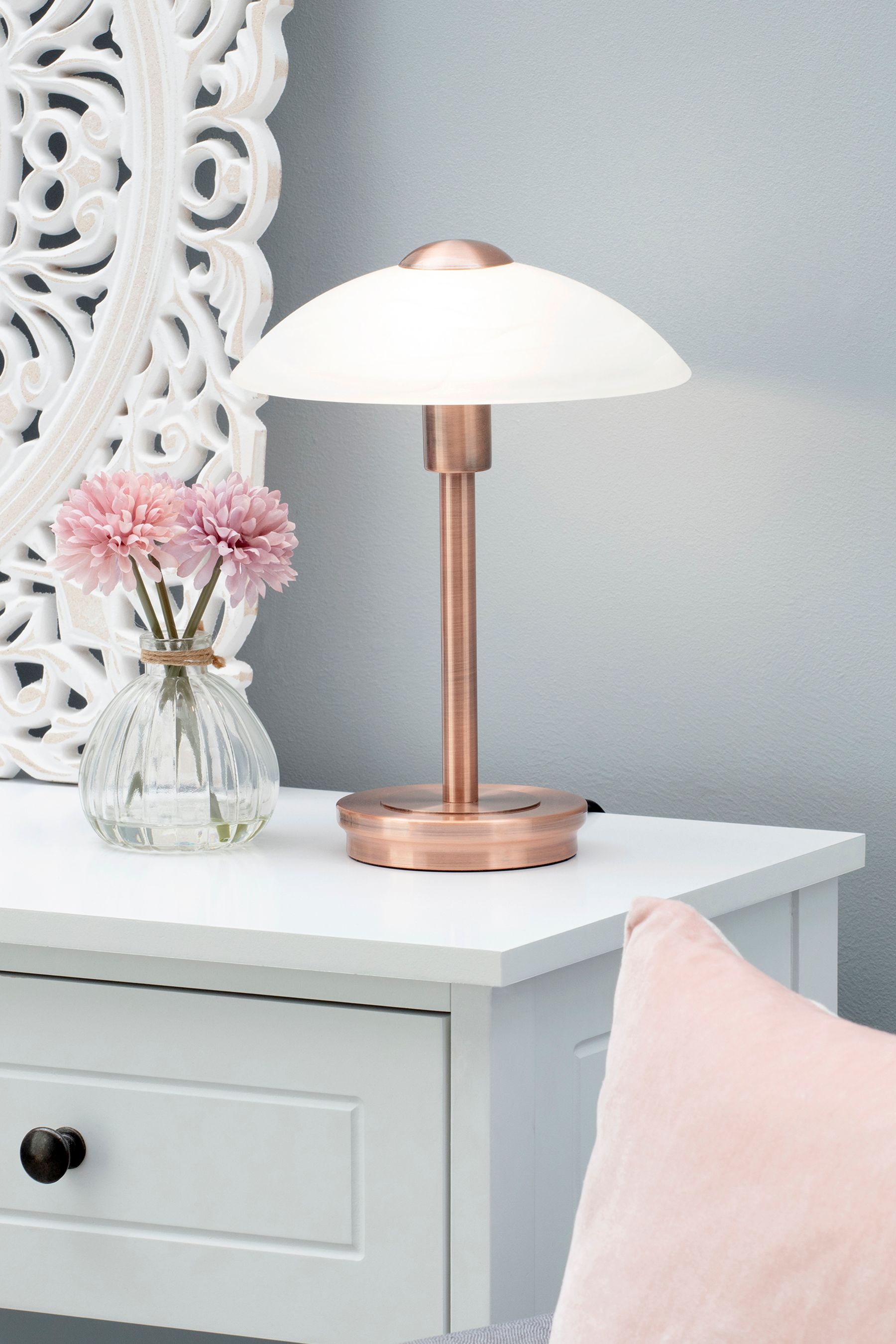 BHS Bronze Archie Touch Lamp