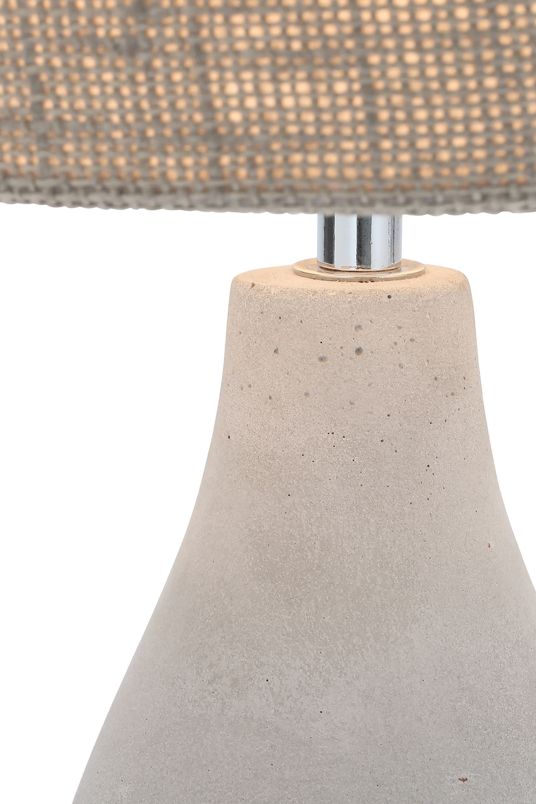 Grey concrete clearance table lamp