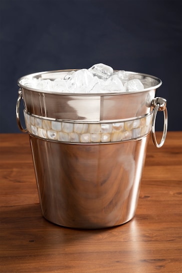Maison by Premier Silver Mother of Pearl Design Champagne Bucket