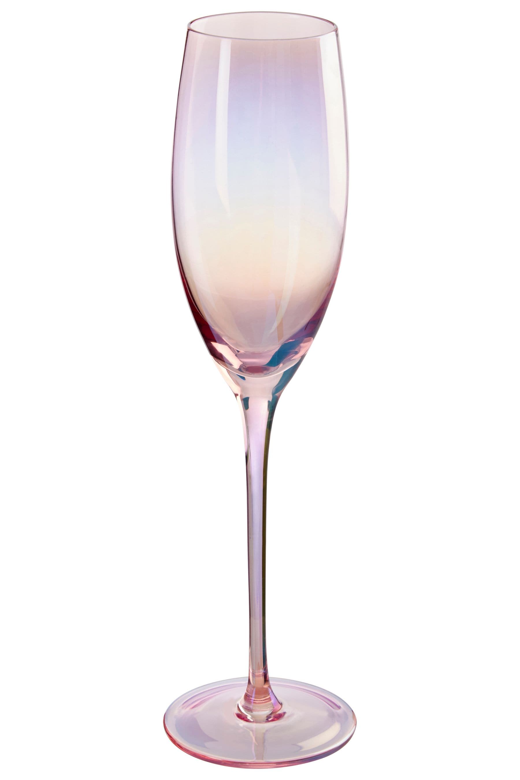 Maison by Premier Pink Champagne Flutes Frosted Deco Champagne Glass