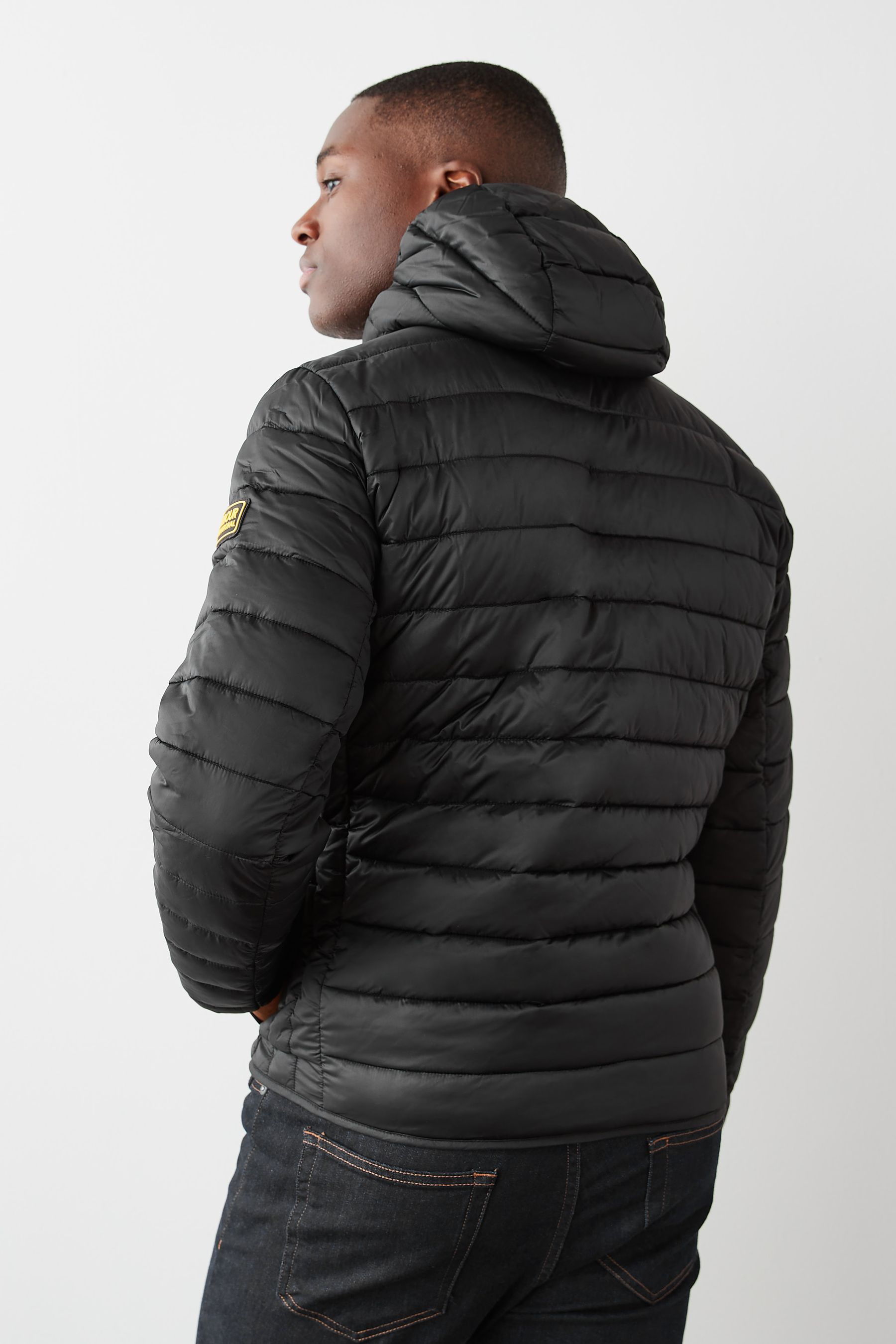 Ouston hooded hot sale quilted jacket