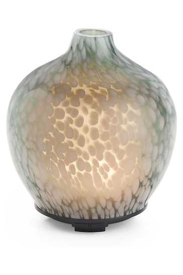 Made by Zen Mercura Grey Glass Aroma Diffuser with Ambient Light