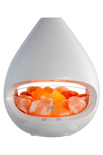 Made by Zen Glo Himalayan Salt Crystal Aroma Electric Diffuser with Ambient Light