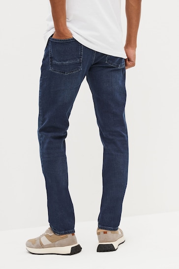 Tommy Hilfiger Blue Denton Straight Fit Stretch Jeans