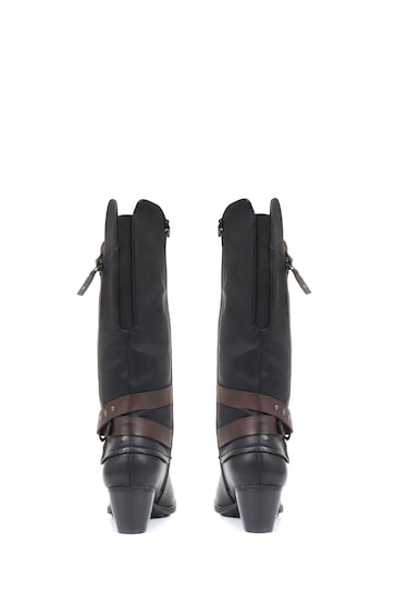 Pavers Low Heeled Slouch Boots