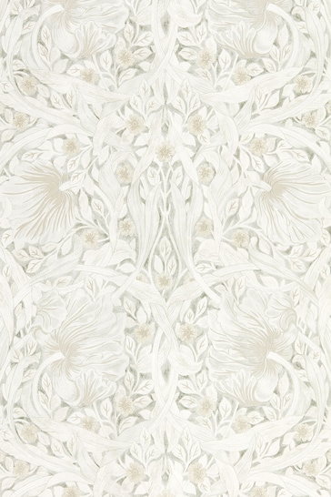 Morris & Co. Grey Pure Pimpernel Wallpaper Wallpaper