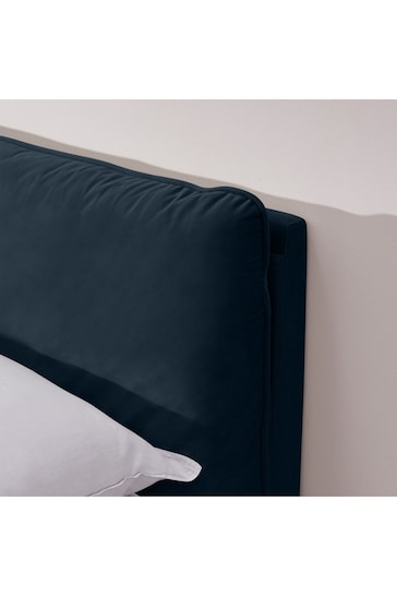 MADE.COM Navy Harlow Bed Bed Frame