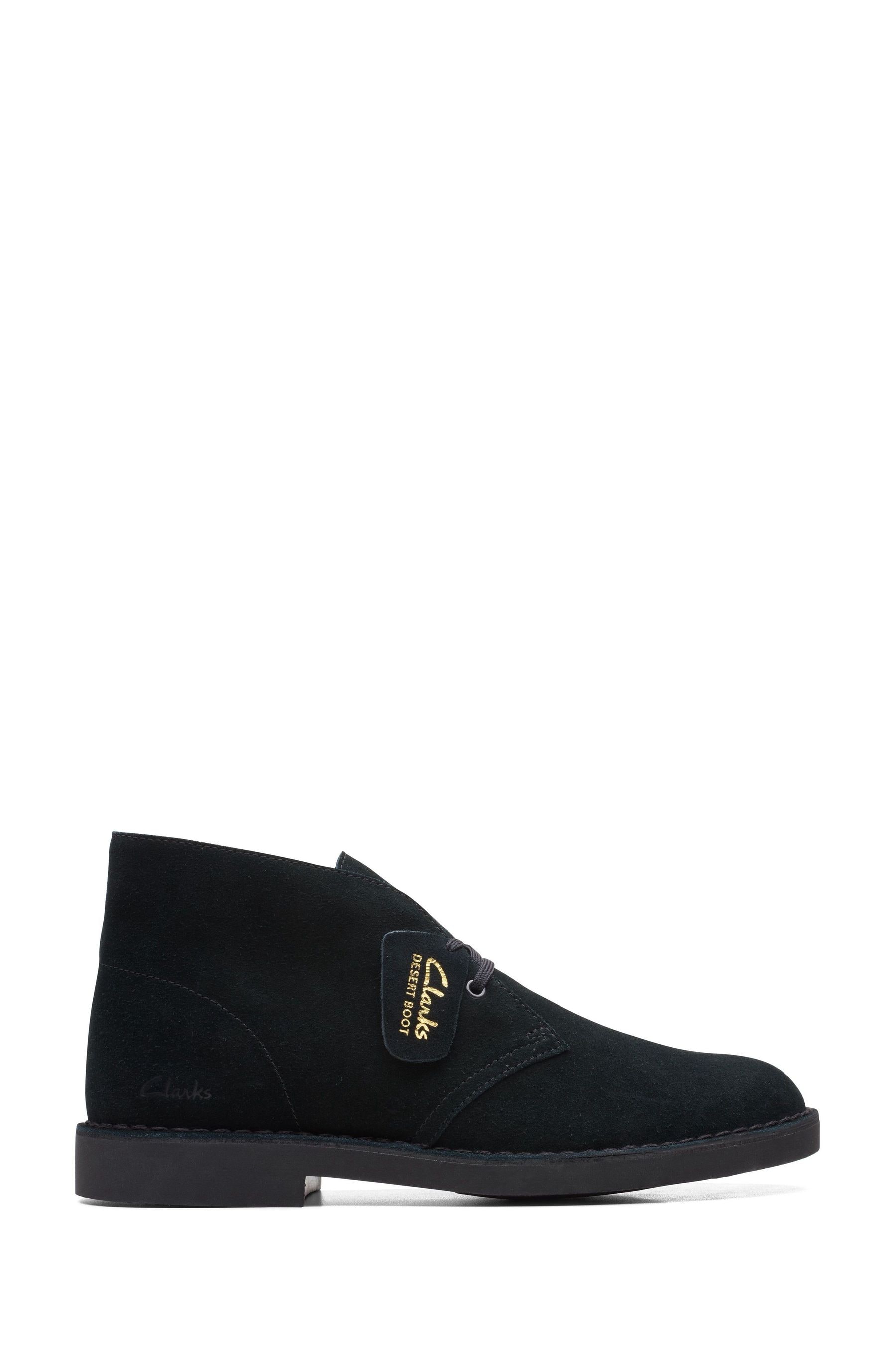 Buy Clarks Black Beeswax Leather Desert Evo Boots from the Next UK