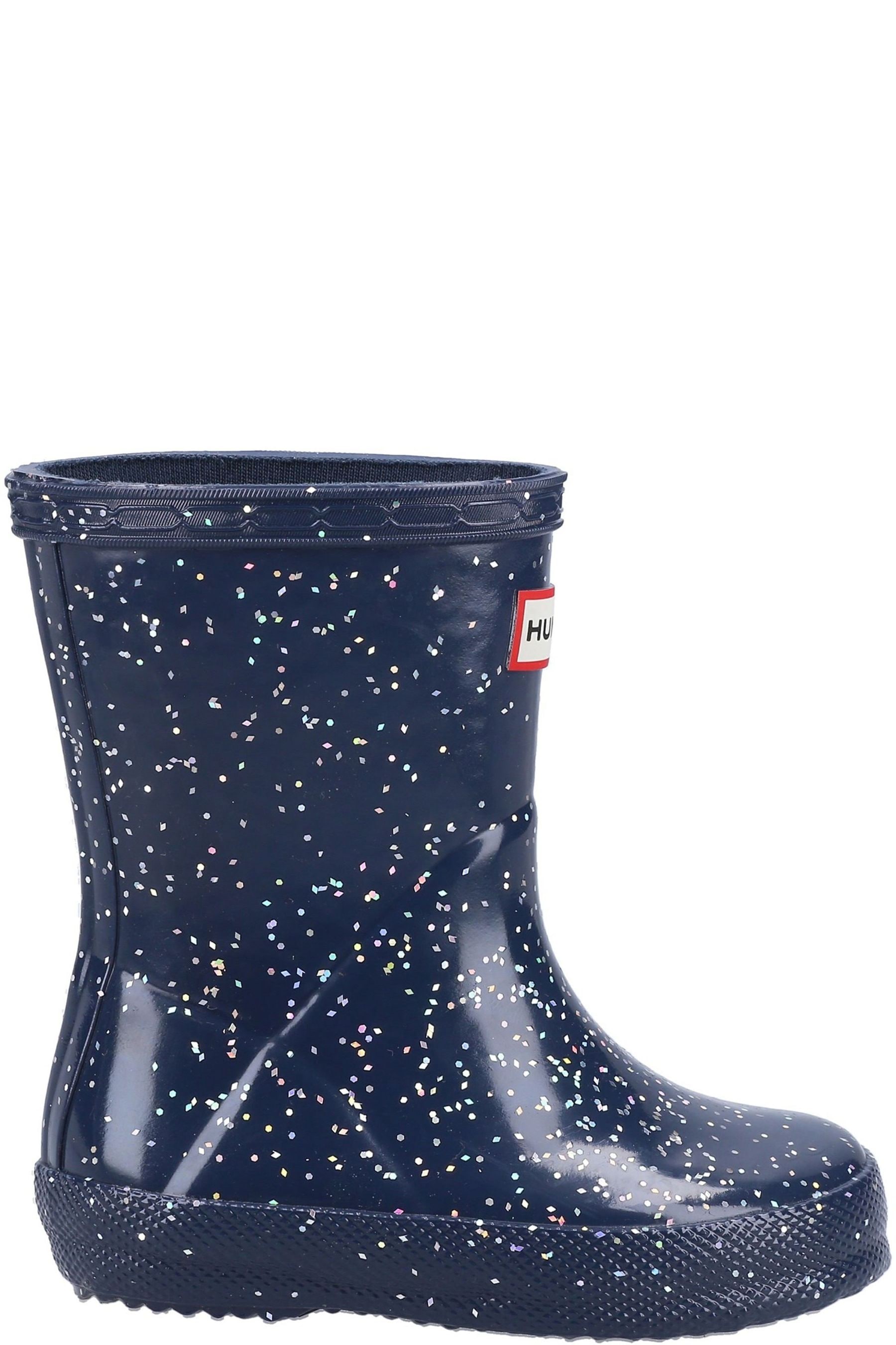 Blue sparkle deals hunter boots