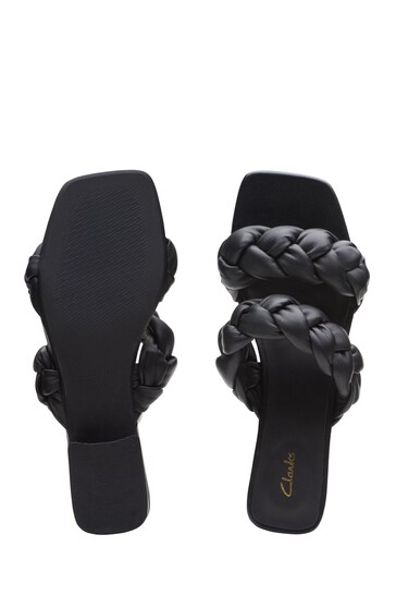 Buy Clarks Black Leather Seren25 Braid Sandals from the Next UK online shop