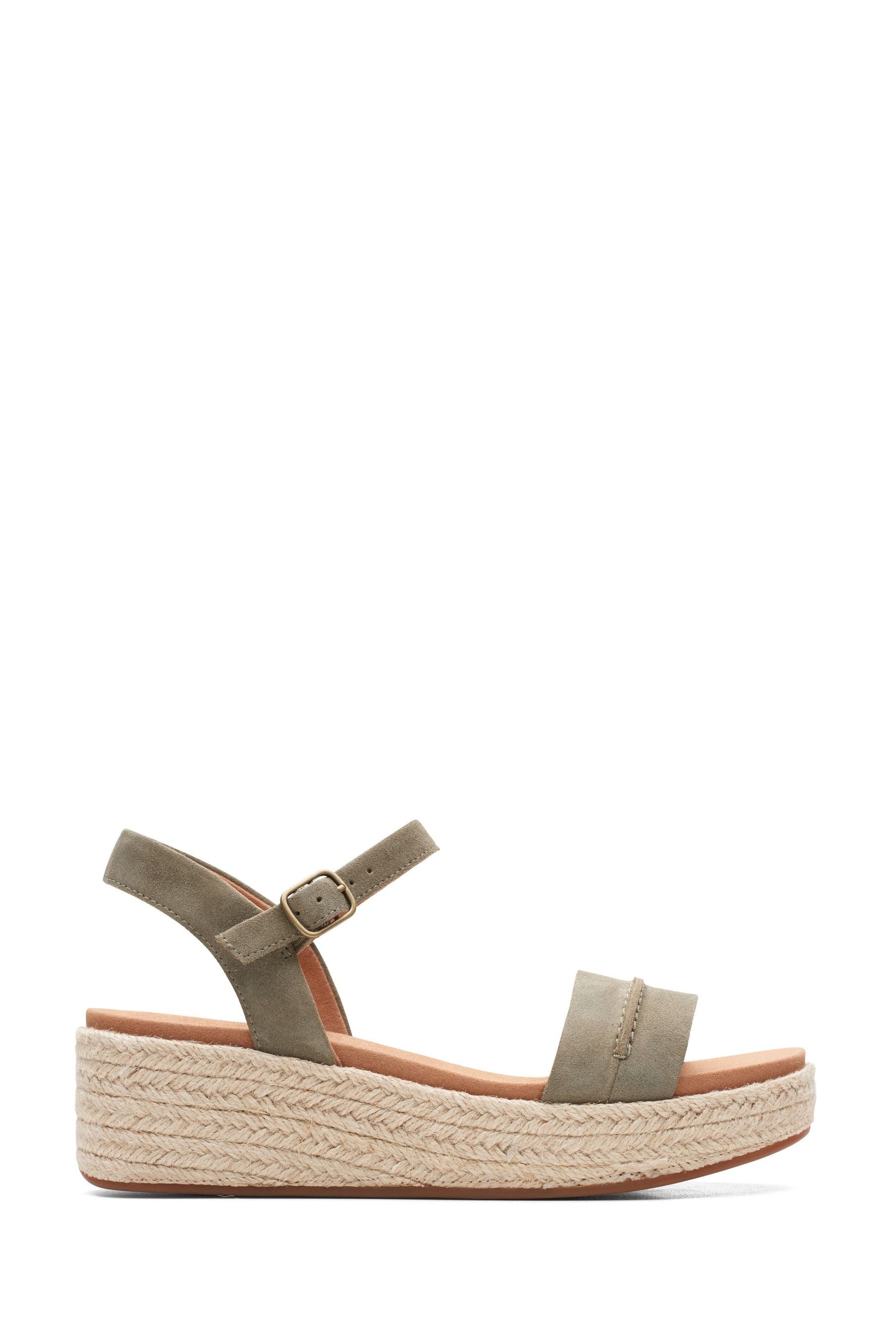 Clarks outlet green sandals