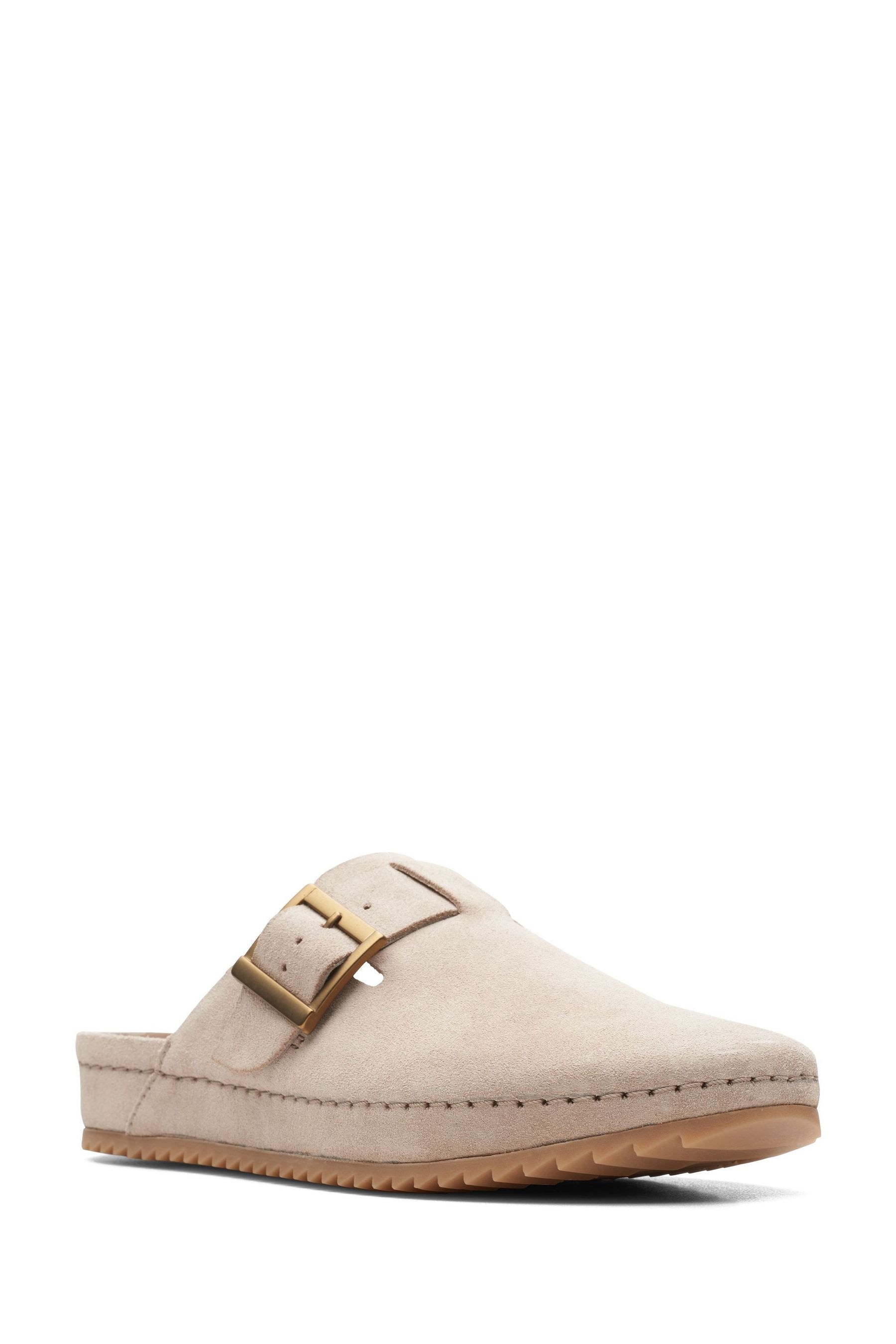 Buy Clarks Natural Suede Brookleigh Mule Shoes from the Next UK