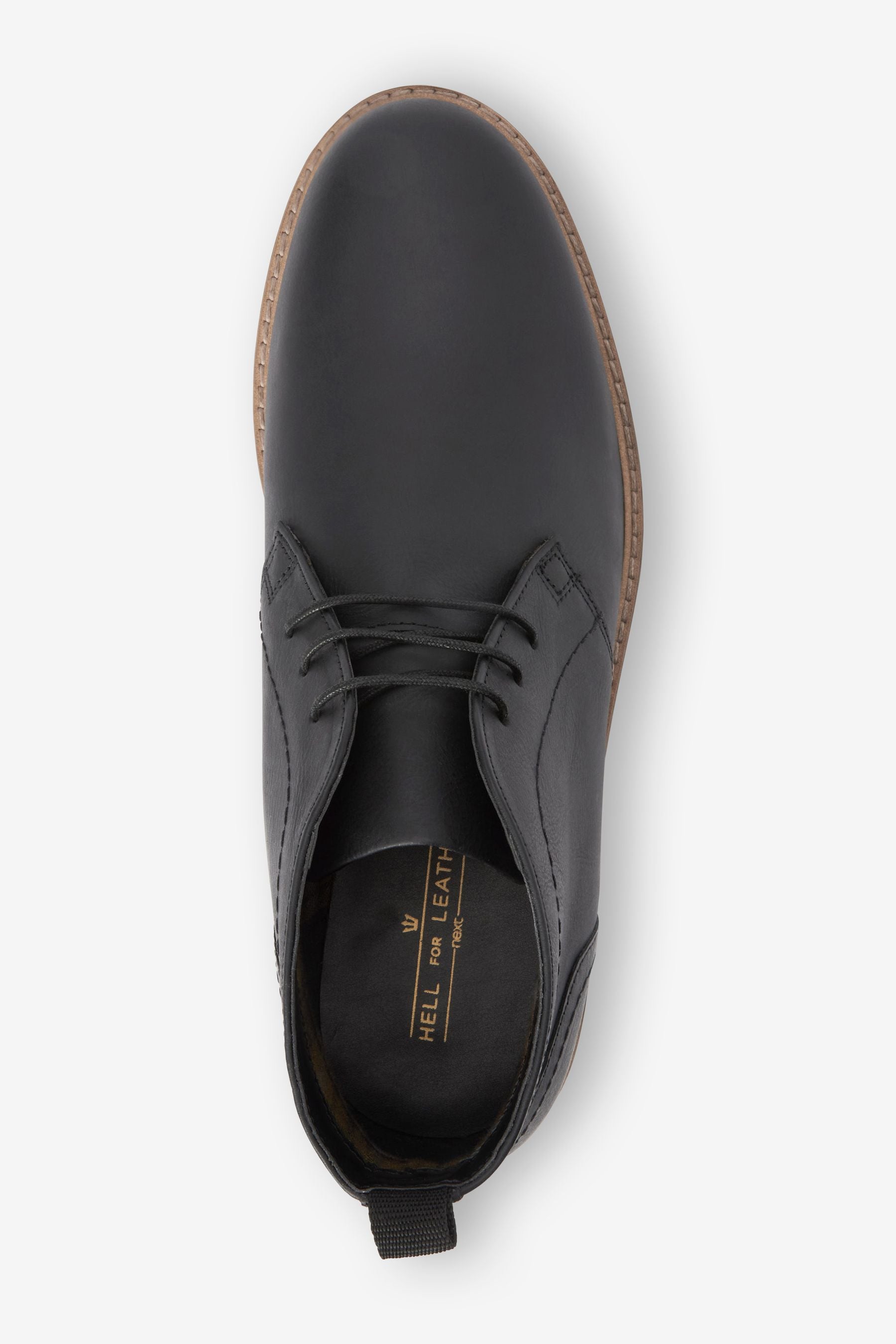 Mens black leather chukka discount