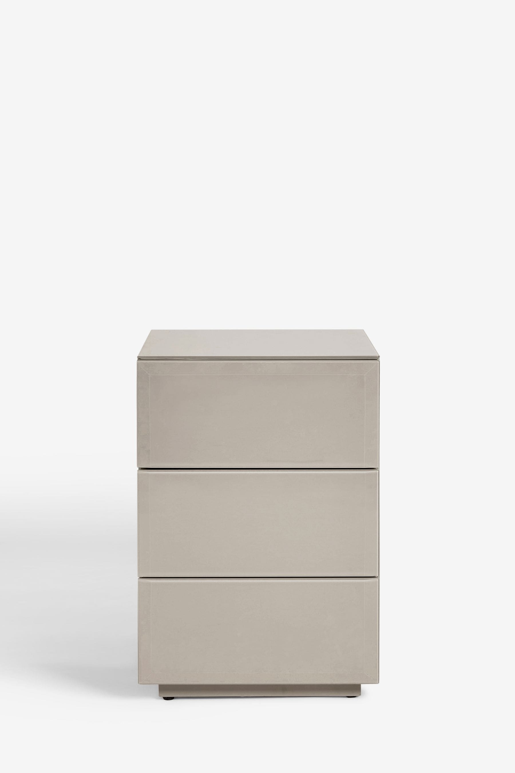Sloane 3 drawer bedside shop table