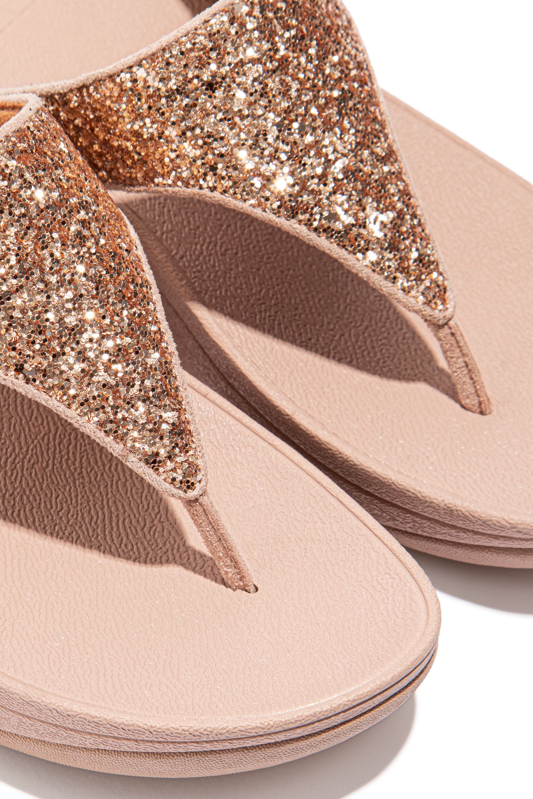 Glitter toe post sandals on sale