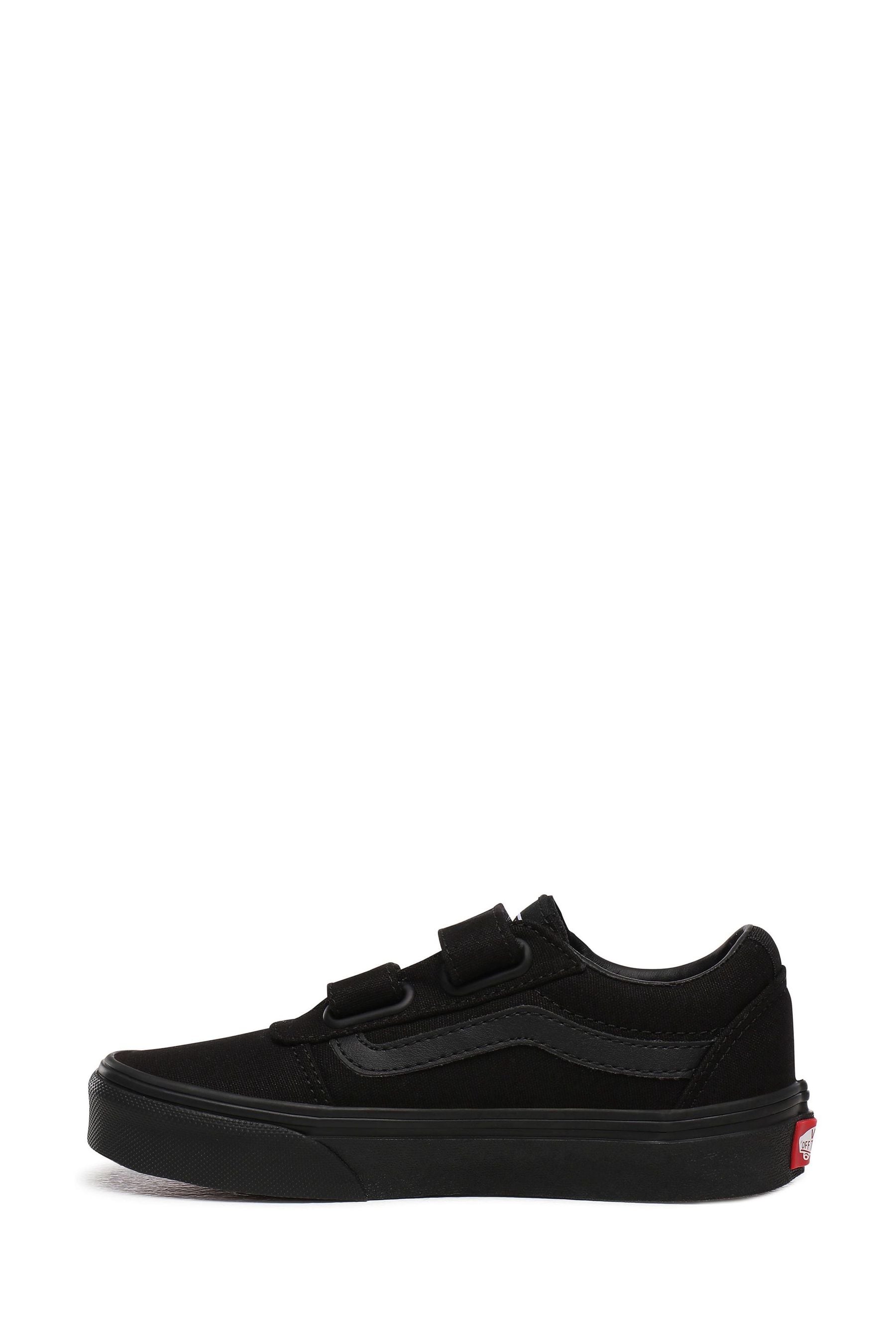 Cream top velcro vans