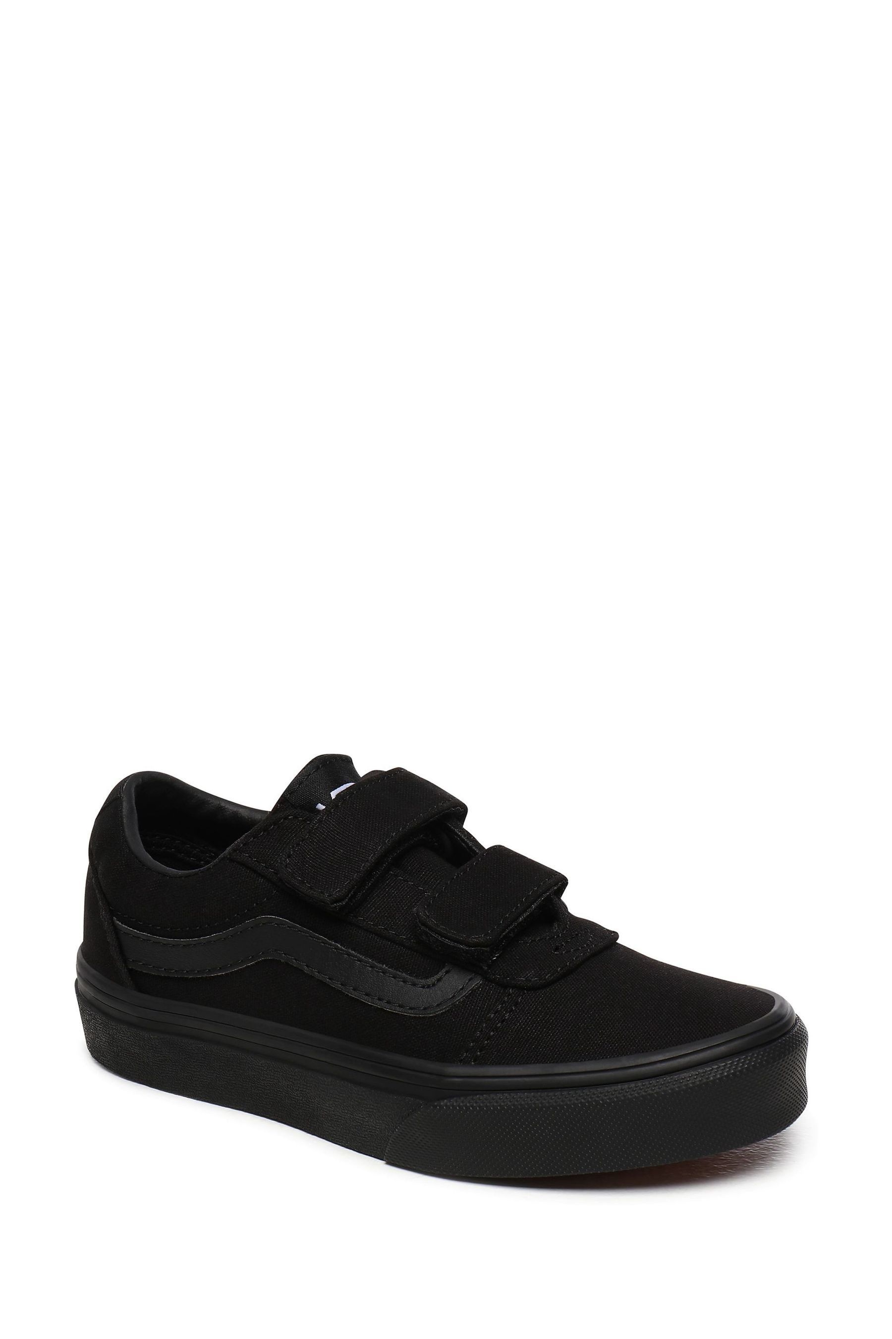 Vans leather velcro sale
