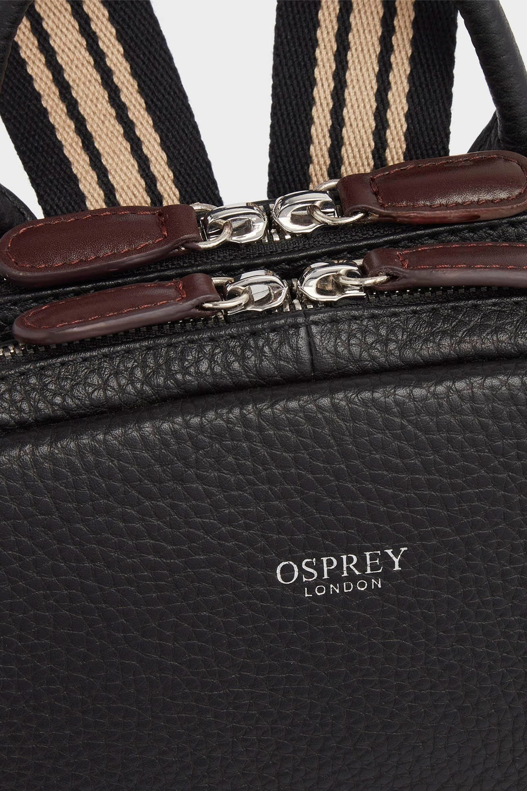 Buy OSPREY LONDON Chiswick Grainy Hide Leather Backpack from the